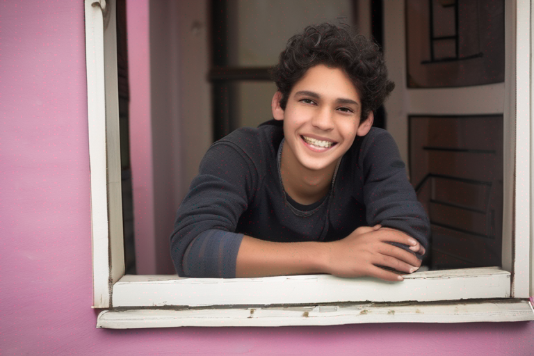 Retrato de Carlos Mendoza, estudiante satisfecho con el curso